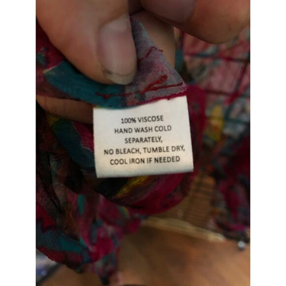 Juniper Blu South Moon Under Pink Kimono One Size - Picture 4 of 7